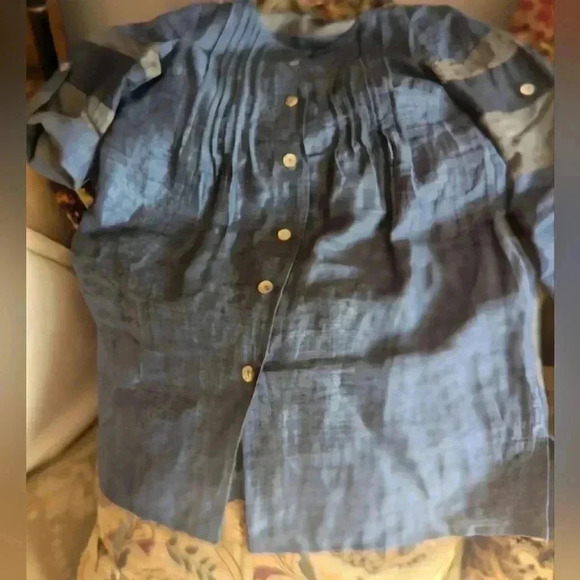 Aquamarine Women's Tunic Top Size 8 - Picture 5 of 14